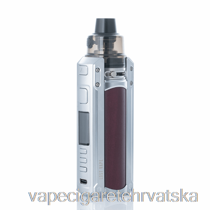 Vape Cigarete Lost Vape Ursa Quest 100w Pod Mod Kit Nehrđajuće/ljubičasto Srce Drvo